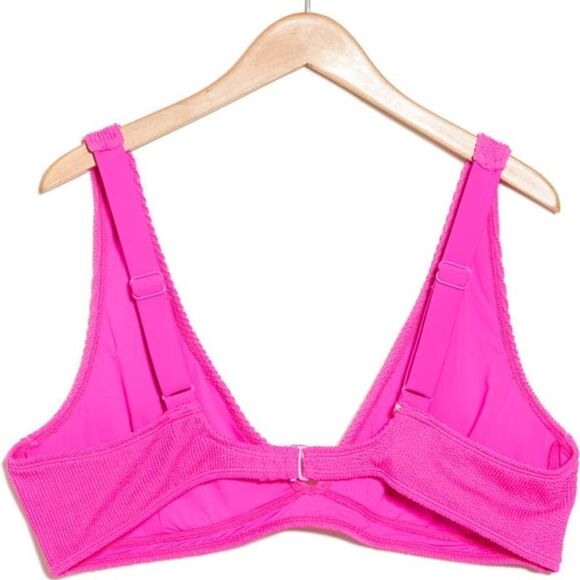 Good American Always Fit Support pink Bikini Top size 3 NWT in packaging - Picture 2 of 7